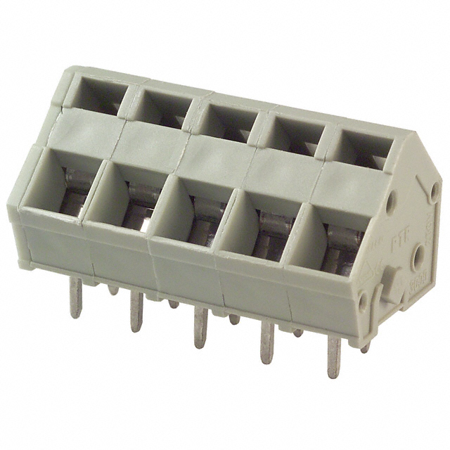 【ED3000/5】TERM BLOCK 5POS 45DEG 5MM PCB